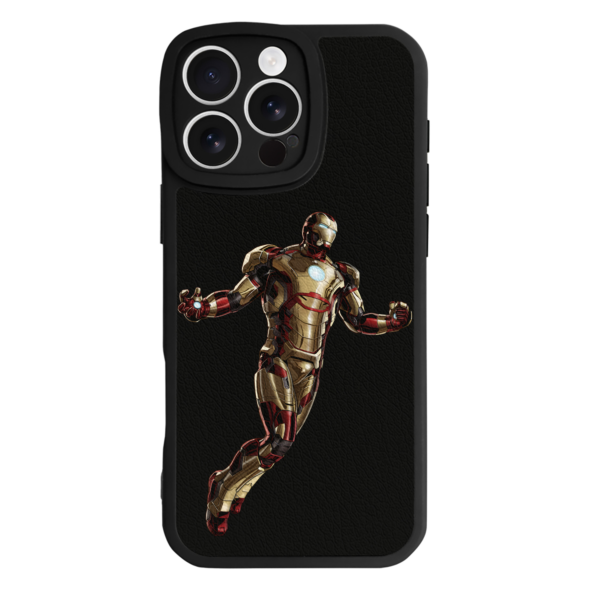 （画像用） アベンジャーズ The Avengers 【iPhone 16シリーズ対応】シリコンスマホケース（レザー調） 材質：シリコン